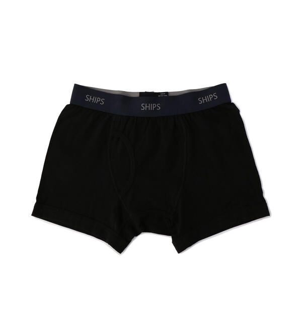 SHIPS「SC: SHIPS(シップス) ボクサーパンツ」|インナー|ブラック