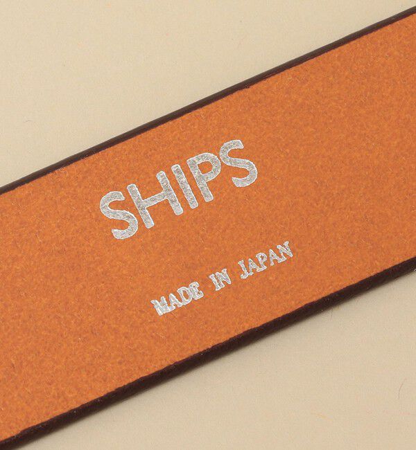 SHIPS「SHIPS: 30mm プレーン レザー ベルト」|ベルト|