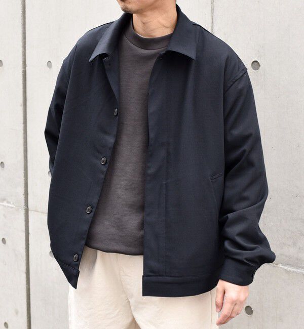 SHIPS any「SHIPS any: 〈手洗い可能〉 ショート ブルゾン 24FW◇」|ブルゾン・スタジャン|