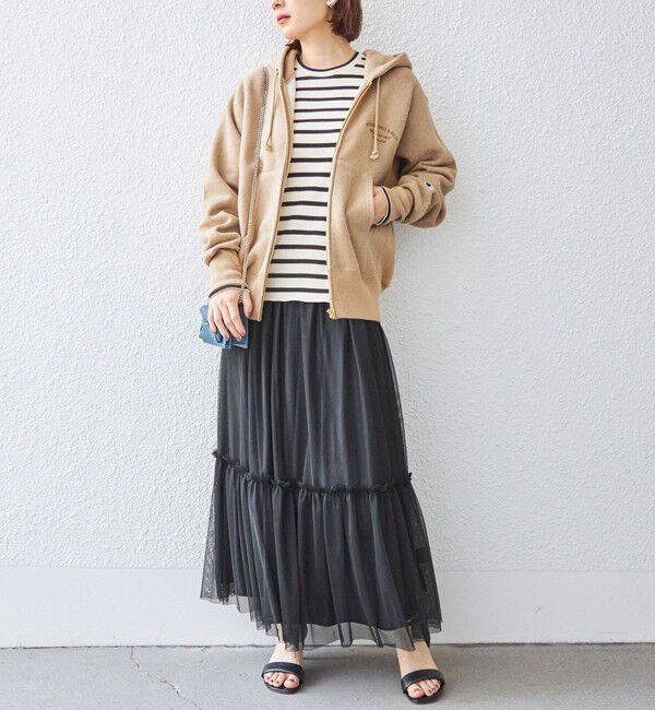 SHIPS for women「〈手洗い可能〉チュール リバーシブル ギャザー スカート◇」|スカート|