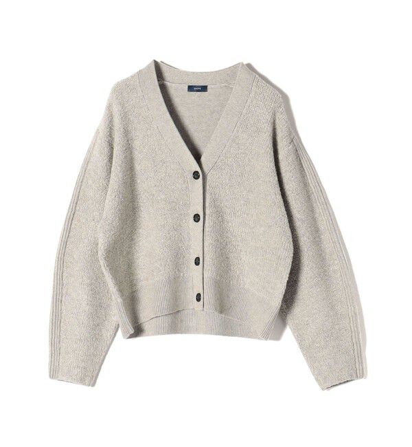 SHIPS for women「〈手洗い可能〉パイル編み コンビ カーディガン ◇」|カーディガン|