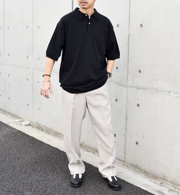 SHIPS any「SHIPS any: 〈洗濯機可能〉ウールライク ノープリーツ ワイド ストレート パンツ◇」|スラックス|