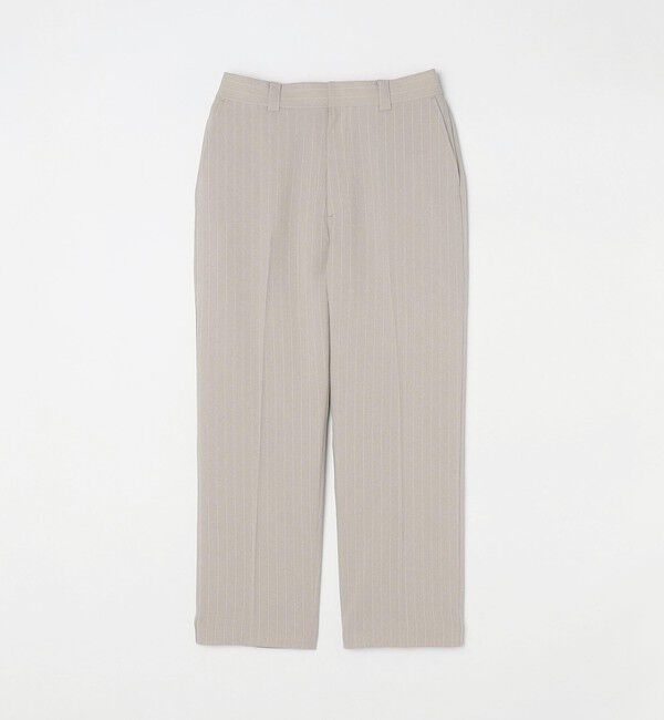 SHIPS any「SHIPS any: 〈洗濯機可能〉ウールライク ノープリーツ ワイド ストレート パンツ◇」|スラックス|