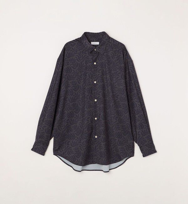 SHIPS any「SHIPS any: ダーク ボタニカル プリント バルーンスリーブ ルーズ シャツ◇」|シャツ・ブラウス|