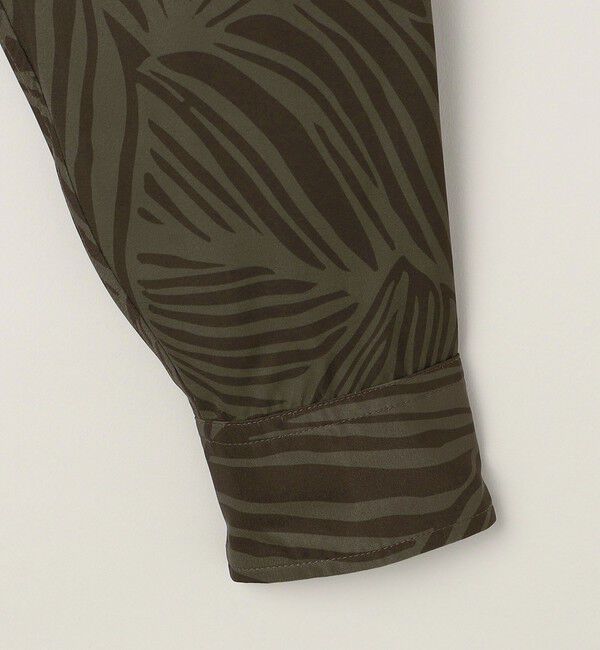 SHIPS any「SHIPS any: ダーク ボタニカル プリント バルーンスリーブ ルーズ シャツ◇」|シャツ・ブラウス|