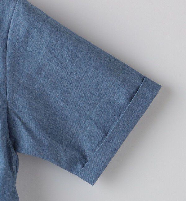 SHIPS KIDS「SHIPS KIDS:140～150cm / ダンガリー 半袖 ワンピース」|ワンピース|