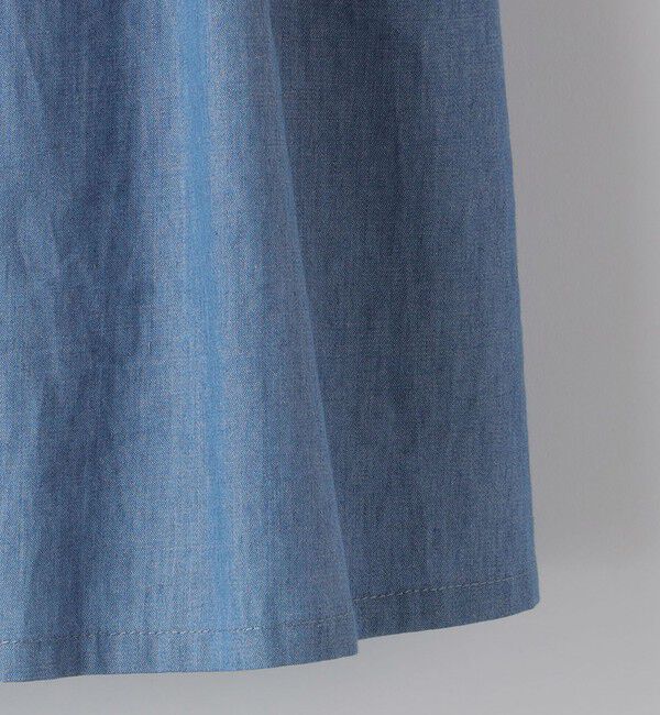 SHIPS KIDS「SHIPS KIDS:140～150cm / ダンガリー 半袖 ワンピース」|ワンピース|