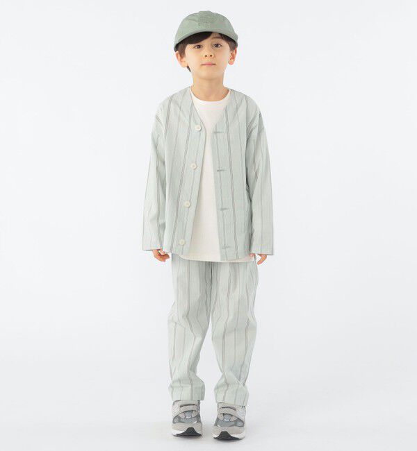 SHIPS KIDS「SHIPS KIDS:100～130cm / カラーレス ワーク シャツ」|シャツ・ブラウス|