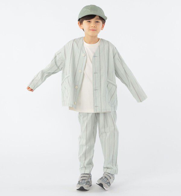 SHIPS KIDS「SHIPS KIDS:100～130cm / カラーレス ワーク シャツ」|シャツ・ブラウス|