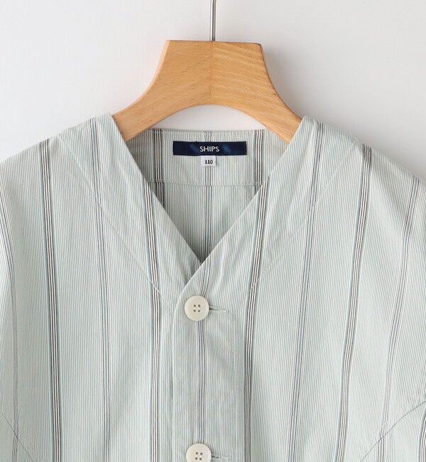 SHIPS KIDS「SHIPS KIDS:100～130cm / カラーレス ワーク シャツ」|シャツ・ブラウス|