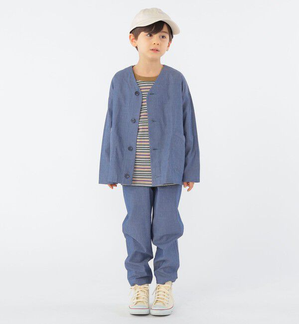 SHIPS KIDS「SHIPS KIDS:100～130cm / カラーレス ワーク シャツ」|シャツ・ブラウス|