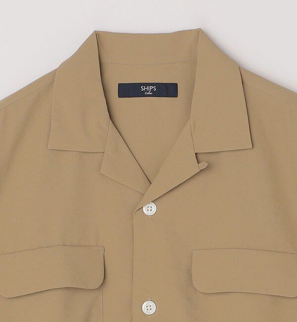 SHIPS Colors 「SHIPS Colors:〈洗濯機可能〉ダブルポケット サファリ シャツ」|シャツ・ブラウス|