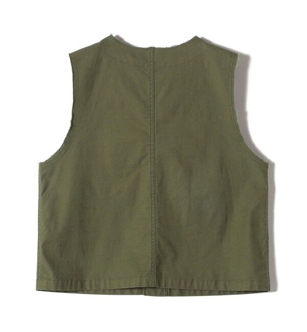 SHIPS for women「〈手洗い可能〉ミリタリー ショート ジレ」|ベスト・ジレ|