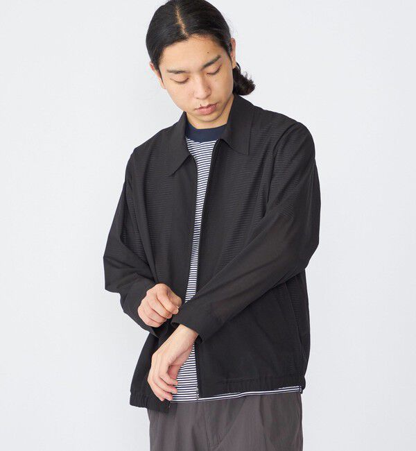 SHIPS「SHIPS:〈洗濯機可能〉ローン シャツ ジップ ブルゾン」|ブルゾン・スタジャン|