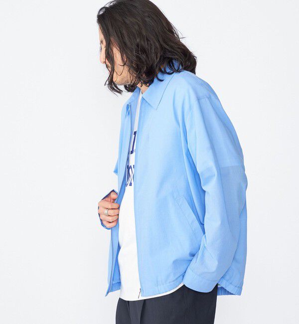 SHIPS「SHIPS:〈洗濯機可能〉ローン シャツ ジップ ブルゾン」|ブルゾン・スタジャン|