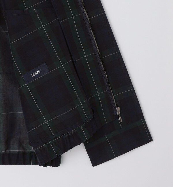 SHIPS「SHIPS:〈洗濯機可能〉ローン シャツ ジップ ブルゾン」|ブルゾン・スタジャン|