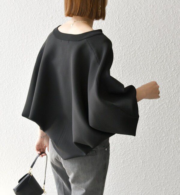 SHIPS any「《一部追加予約》【WEB限定】SHIPS any:〈手洗い可能〉ドルマン ジップ ブルゾン カーディガン」|カーディガン|