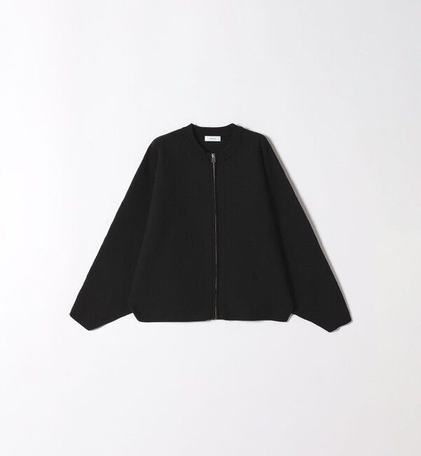 SHIPS any「《一部追加予約》【WEB限定】SHIPS any:〈手洗い可能〉ドルマン ジップ ブルゾン カーディガン」|カーディガン|