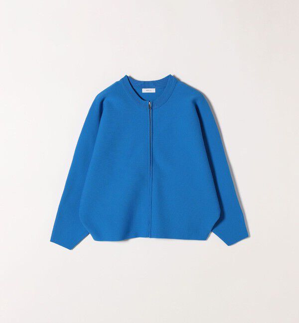 SHIPS any「《一部追加予約》【WEB限定】SHIPS any:〈手洗い可能〉ドルマン ジップ ブルゾン カーディガン」|カーディガン|