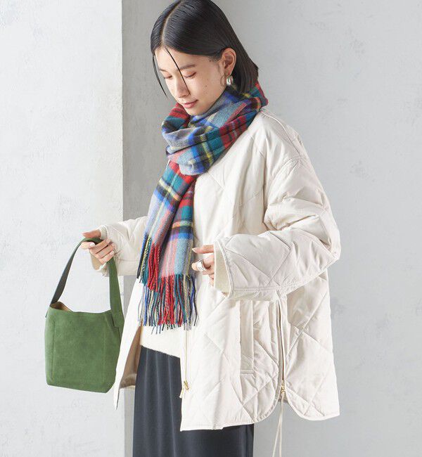 SHIPS for women「〈手洗い可能〉キルティング サイドジップ ブルゾン」|ブルゾン・スタジャン|