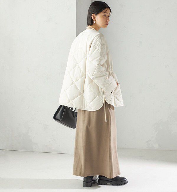 SHIPS for women「〈手洗い可能〉キルティング サイドジップ ブルゾン」|ブルゾン・スタジャン|