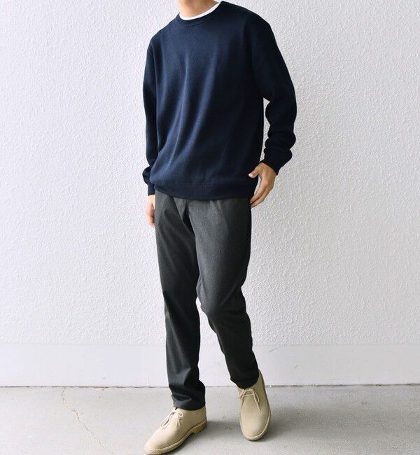 SHIPS any「SHIPS any: 〈手洗い可能〉コットン カシミヤ スウェットライク ニット 24FW◇」|ニット・セーター|