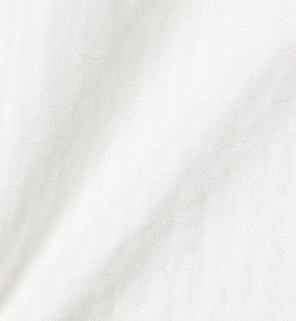 SHIPS for women「SHIPS Primary Navy Label〈手洗い可能〉ドビー チェック シアー ブラウス」|シャツ・ブラウス|