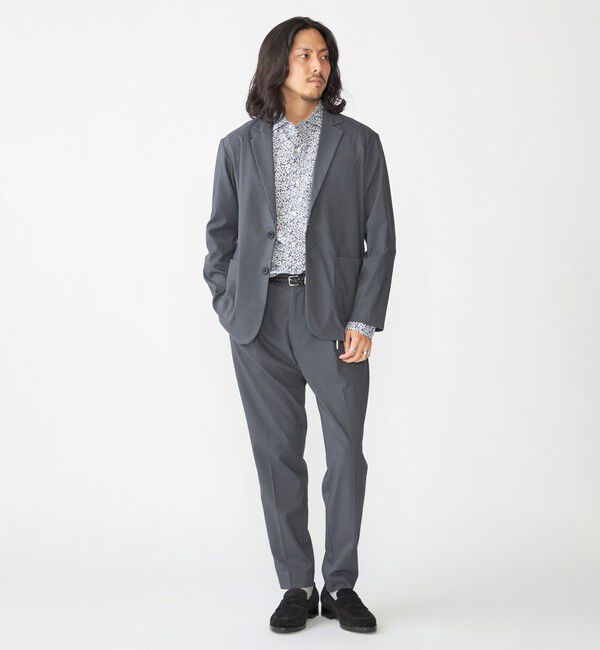SHIPS「【WEB限定】SHIPS: カルゼ ストレッチ セットアップ (ジャケット＋イージーパンツ)」|スーツ|