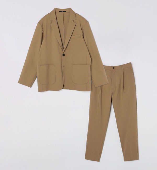 SHIPS「【WEB限定】SHIPS: カルゼ ストレッチ セットアップ (ジャケット＋イージーパンツ)」|スーツ|