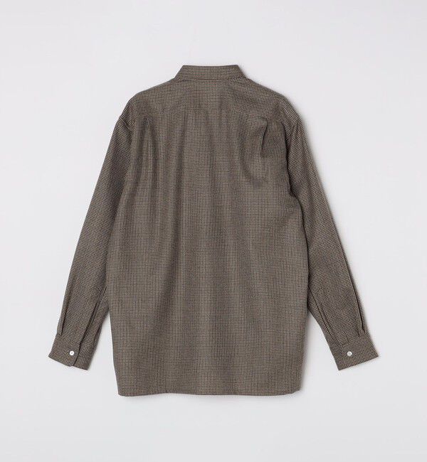 SHIPS「BATEAUX DE SHIPS: ウール サキソニー レギュラーカラー シャツ」|シャツ・ブラウス|