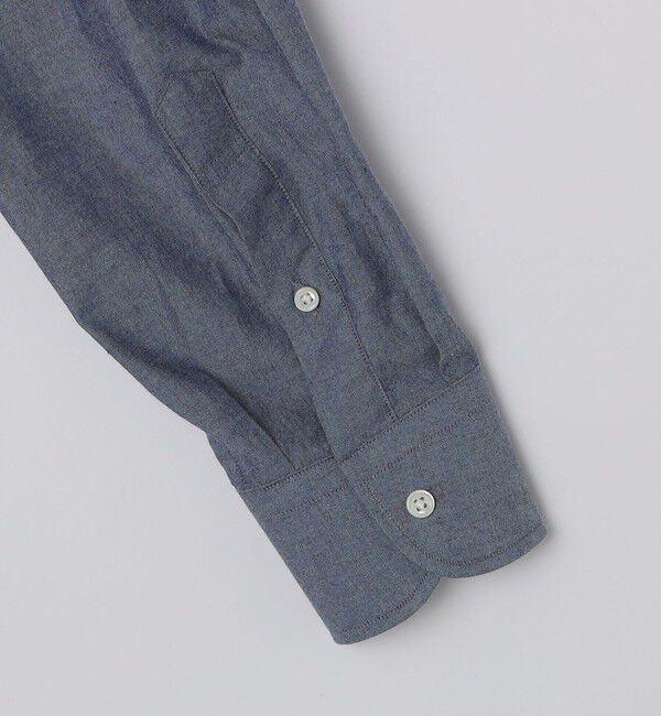 SHIPS「SHIPS: ダンガリー ワイドカラー シャツ」|シャツ・ブラウス|