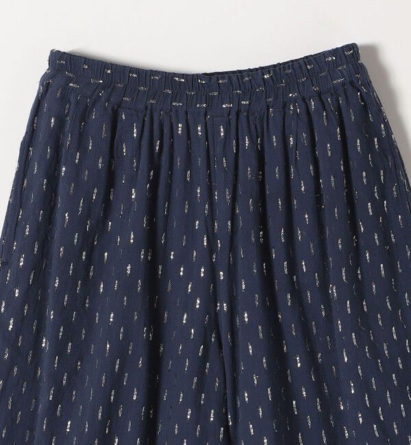 SHIPS any「SHIPS any:〈洗濯機可能〉ラメ ドビー ギャザー ワイド パンツ」|その他|