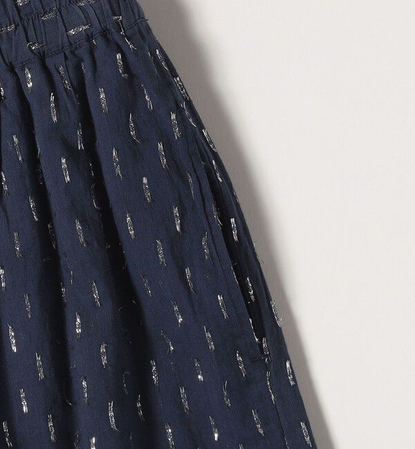 SHIPS any「SHIPS any:〈洗濯機可能〉ラメ ドビー ギャザー ワイド パンツ」|その他|