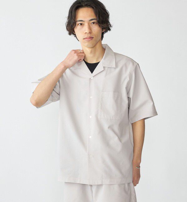 SHIPS「SHIPS: AirShade オープンカラー ショートスリーブ シャツ」|シャツ・ブラウス|
