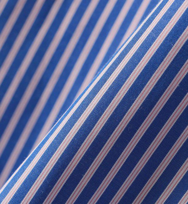 SHIPS for women「SHIPS Primary Navy Label:〈手洗い可能〉コットン ストライプ T ブラウス」|シャツ・ブラウス|