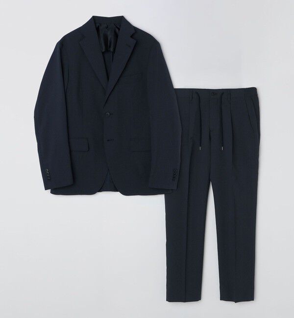 SHIPS「【WEB限定】SHIPS:〈手洗い可能〉ナチュラル ストレッチ エア セットアップ」|スーツ|