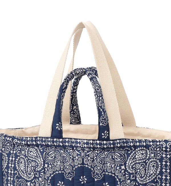 SHIPS for women「MALUS: バンダナ キルティング ビッグ トート バッグ」|トートバッグ|