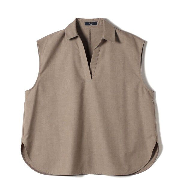 SHIPS Colors 「SHIPS Colors:〈手洗い可能〉TR スキッパー オーバー シャツ」|シャツ・ブラウス|