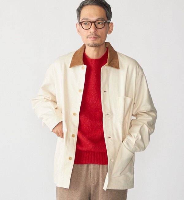 SHIPS「SHIPS:〈手洗い可能〉ライト ネル カバーオール シャツ」|シャツ・ブラウス|