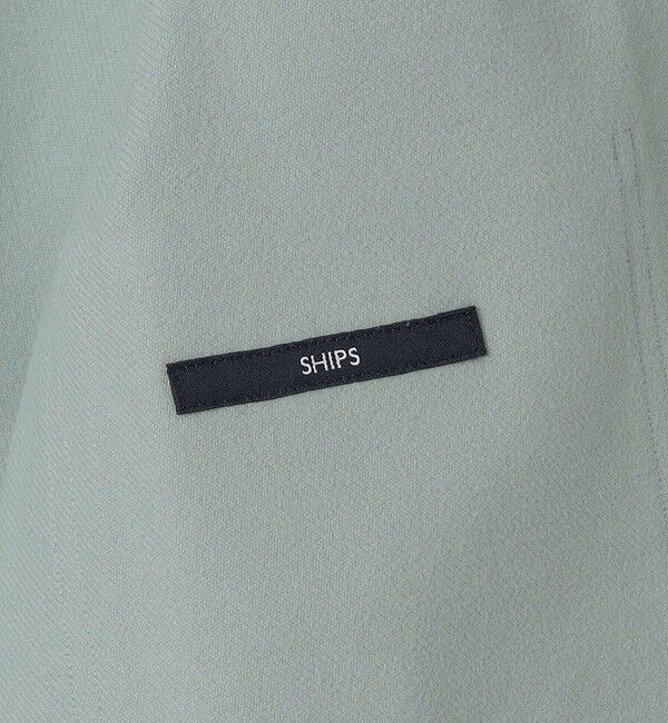 SHIPS「SHIPS:〈手洗い可能〉ライト ネル カバーオール シャツ」|シャツ・ブラウス|