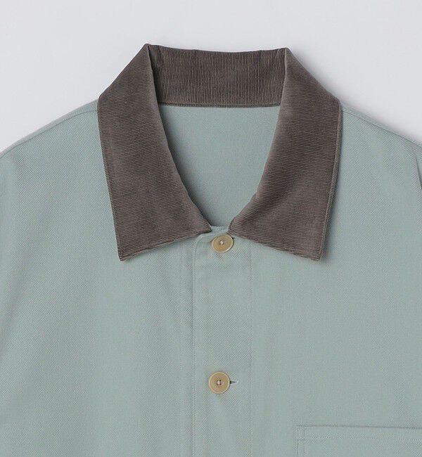 SHIPS「SHIPS:〈手洗い可能〉ライト ネル カバーオール シャツ」|シャツ・ブラウス|