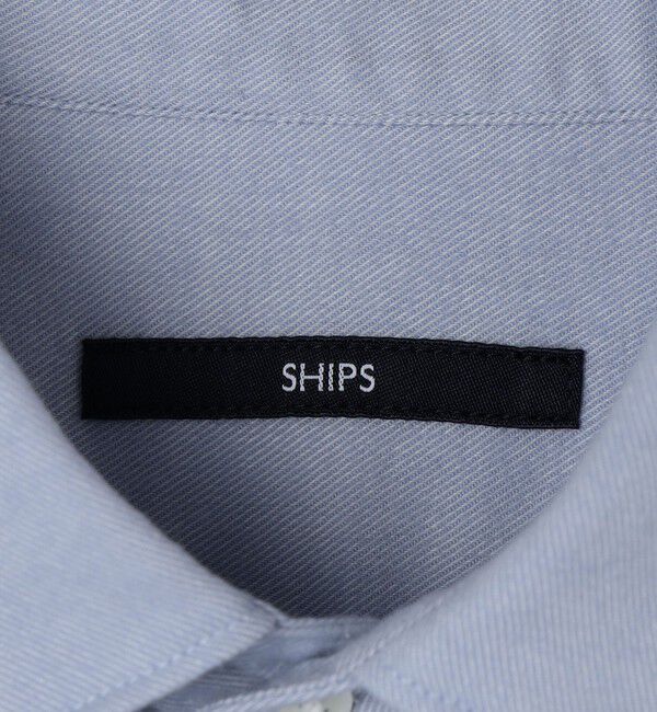 SHIPS「SHIPS:  ワイドカラー ネル シャツ」|シャツ・ブラウス|
