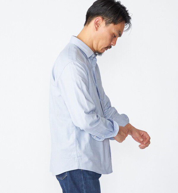 SHIPS「SHIPS:  ワイドカラー ネル シャツ」|シャツ・ブラウス|