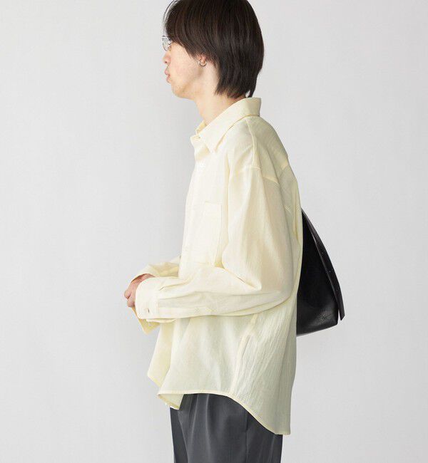 SHIPS「City Ambient Products: レギュラー ボイル ソリッド ロング スリーブ シャツ」|シャツ・ブラウス|