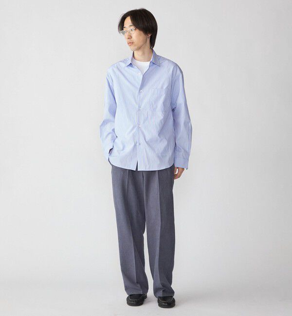 SHIPS「City Ambient Products: ブロード ストライプ チェック シャツ」|シャツ・ブラウス|