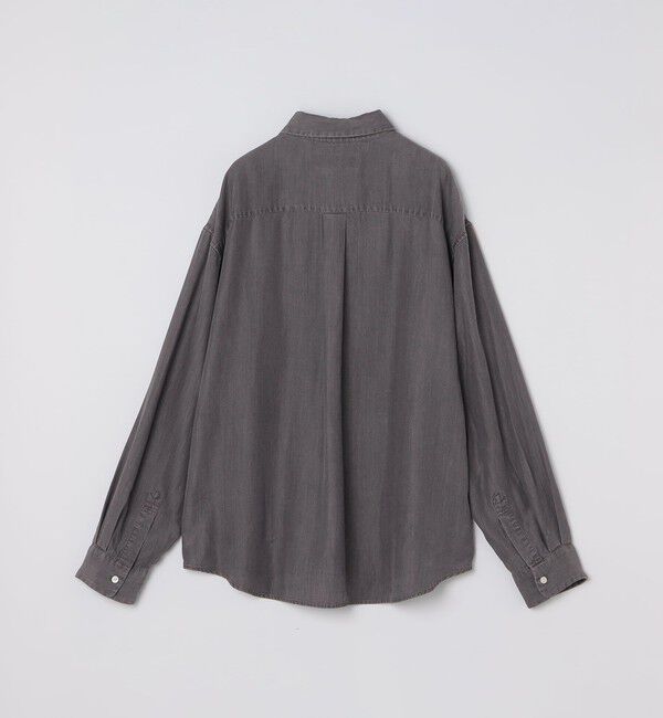 SHIPS「City Ambient Products: レギュラー ドレープ デニム ロング スリーブ シャツ」|シャツ・ブラウス|
