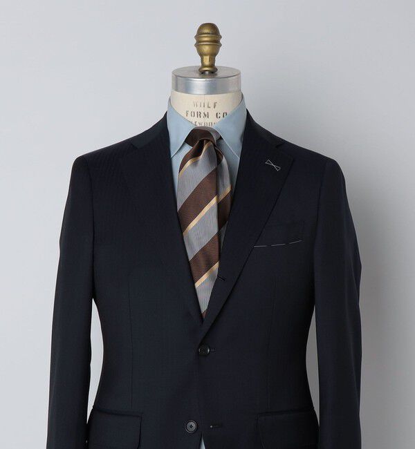 SHIPS「SHIPS: シルク レップ ワイド ストライプ ネクタイ」|ネクタイ・蝶ネクタイ|