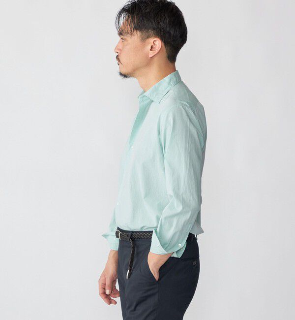SHIPS「SHIPS: スムース テックス ワイドカラー シャツ」|シャツ・ブラウス|