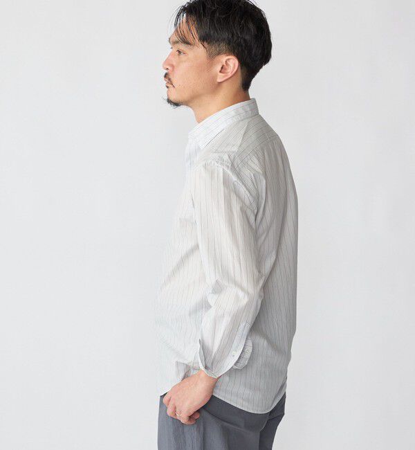 SHIPS「SHIPS: スムース テックス ワイドカラー シャツ」|シャツ・ブラウス|