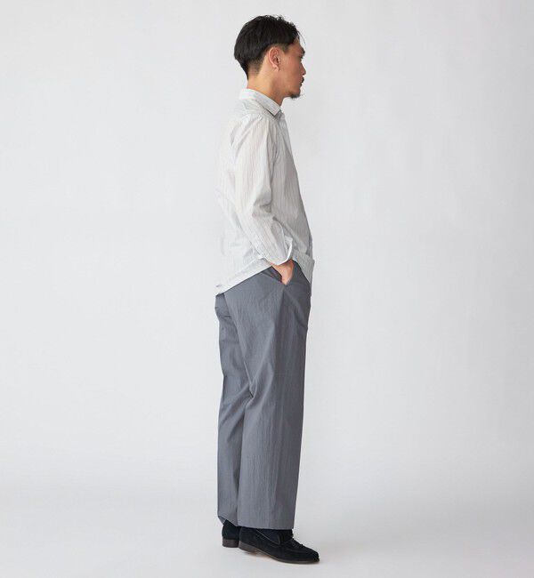 SHIPS「SHIPS: スムース テックス ワイドカラー シャツ」|シャツ・ブラウス|